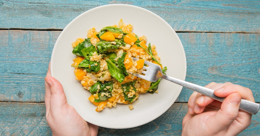 Recette de taboulé aux épinards et à la menthe fraîche