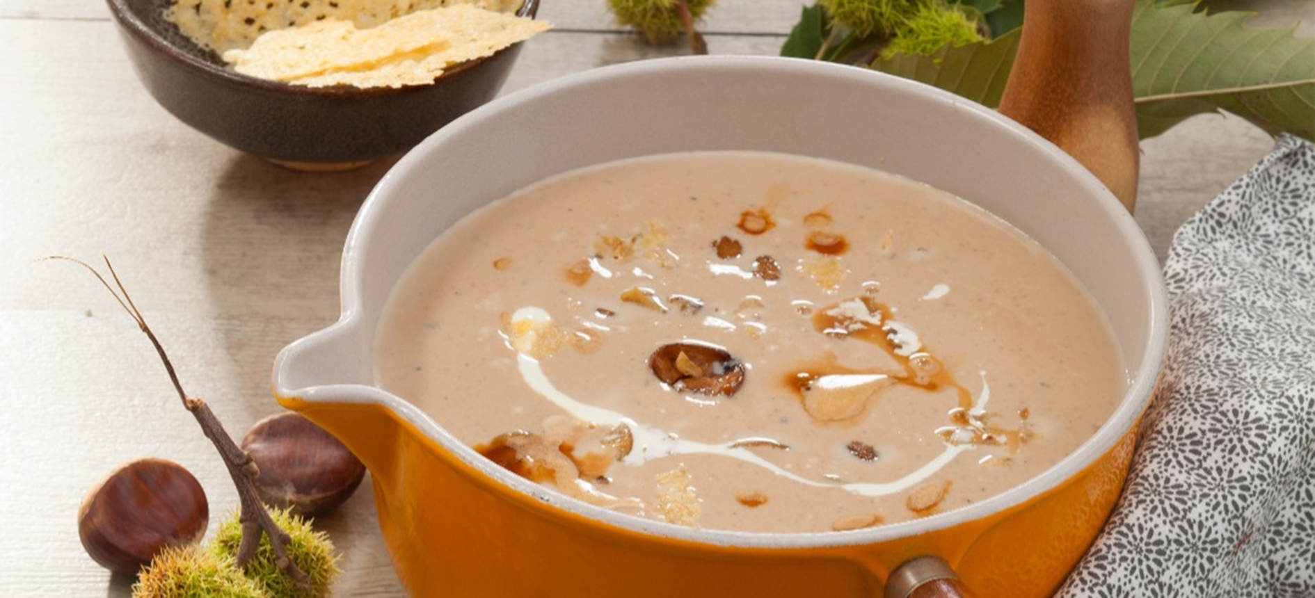 Recette de velouté de châtaignes 