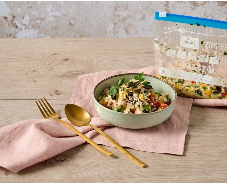 Knapperige bloemkoolsalade – de perfecte meal prep-salade voor onderweg