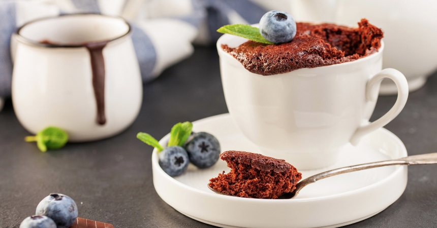 Mug cake au chocolat express
