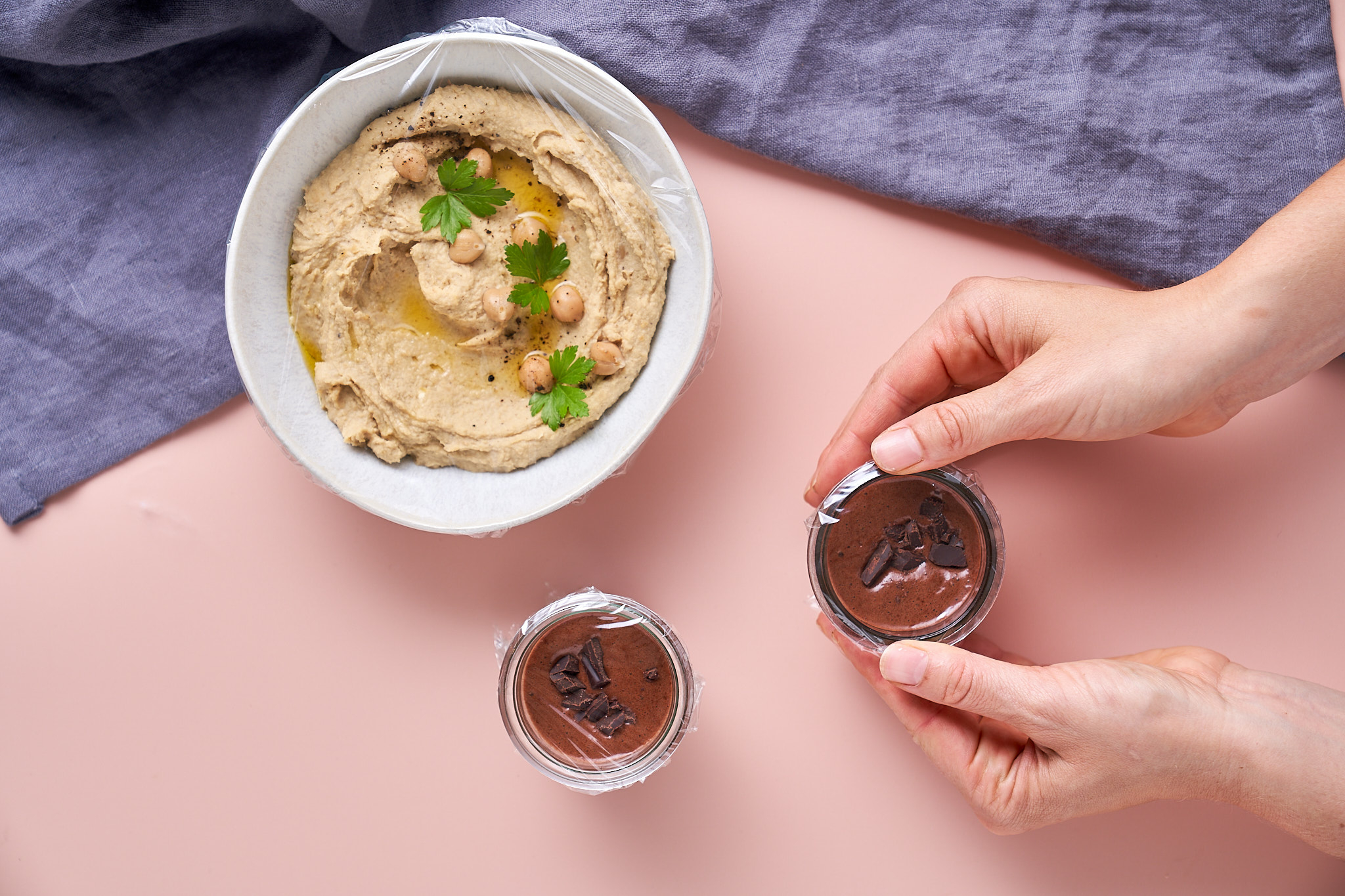 Recept voor een kikkererwtendessert: vegan chocolademousse