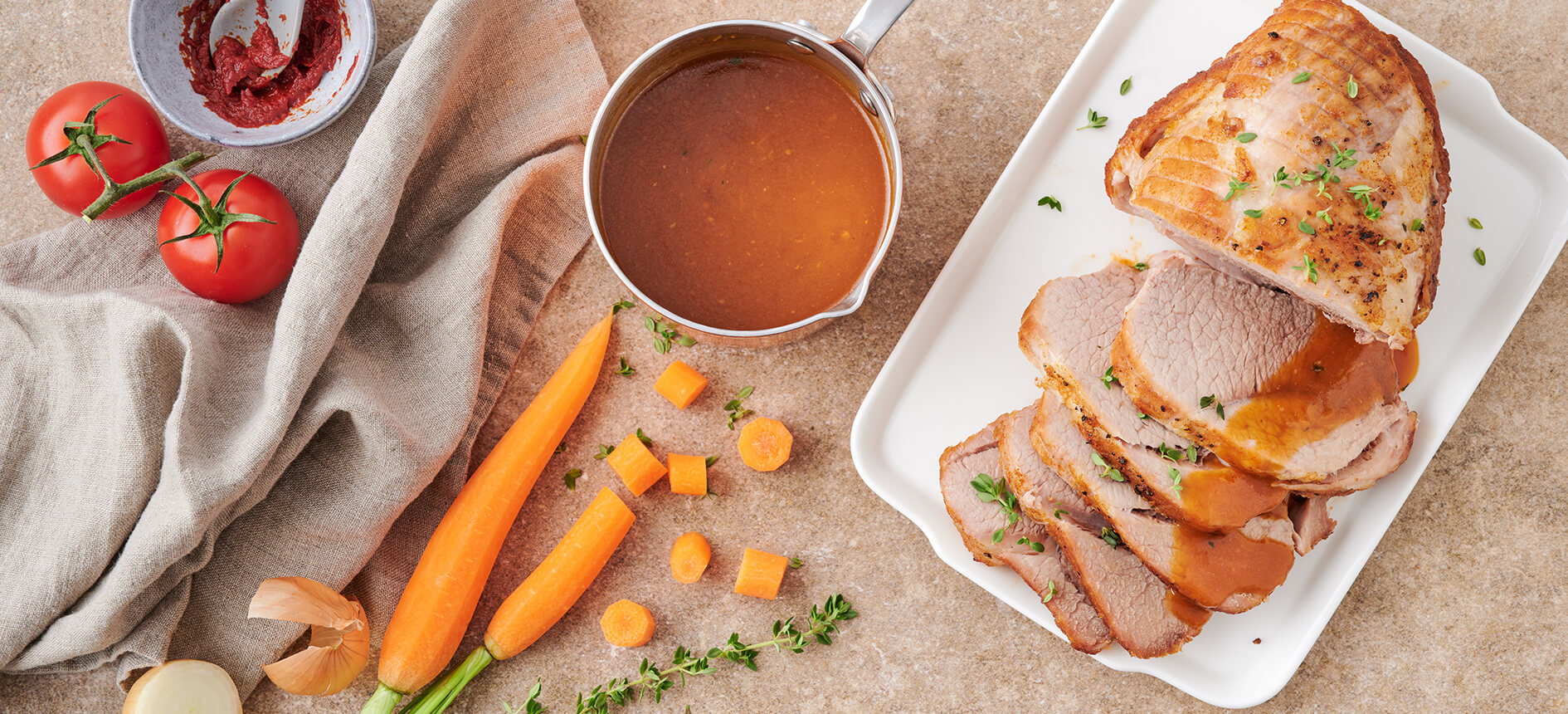 Rollade braden in een braadzak: sappig en gemakkelijk te bereiden
