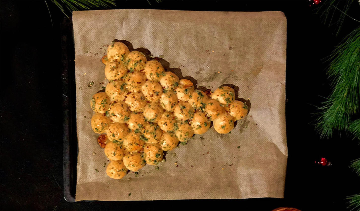 Kerstboombrood: het feestelijke recept voor de kerst