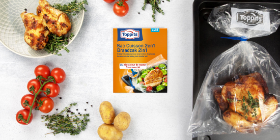 Sacs cuisson 2en1 de Toppits®